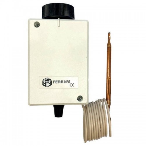 Ferrari einstellbarer Kapillarthermostat für Heizung und Klimaanlagen 110224 Ferrari einstellbarer Kapillarthermostat für Heizung und Klimaanlagen 110224
