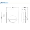 Orbis Neomat IP54 Wand-Bewegungsmelder OB131512 Orbis Neomat IP54 Wand-Bewegungsmelder OB131512
