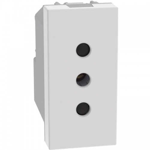 Bticino MatixGO 10A Steckdose 2P+E P11 weiß JW4113 Bticino MatixGO 10A Steckdose 2P+E P11 weiß JW4113