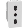 Bticino MatixGO 16A 2P+E P17/11 zweipolige Steckdose weiß JW4180 Bticino MatixGO 16A 2P+E P17/11 zweipolige Steckdose weiß JW4180