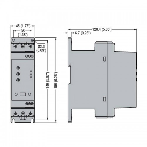 Lovato ADXNB 30A 24VAC/DC Soft Starter mit Bypass-Relais ADXNB03024 Lovato ADXNB 30A 24VAC/DC Soft Starter mit Bypass-Relais ADXNB03024