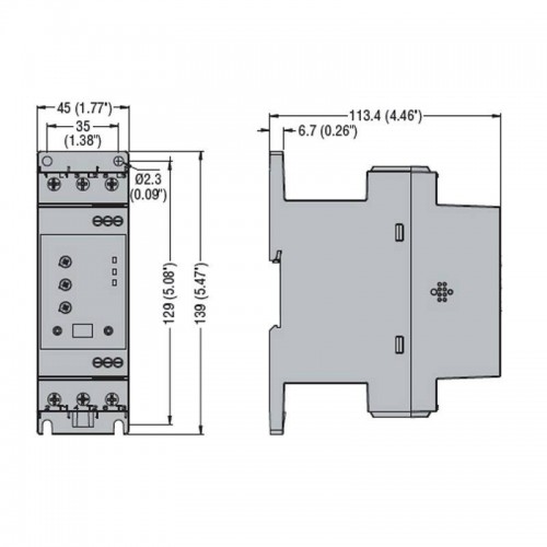 Lovato ADXNP 12A 24VAC/DC Soft Starter mit Bypass-Relais ADXNP01224 Lovato ADXNP 12A 24VAC/DC Soft Starter mit Bypass-Relais ADXNP01224