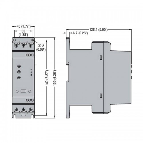 Lovato ADXNP 25A 24VAC/DC Soft Starter mit Bypass-Relais ADXNP02524 Lovato ADXNP 25A 24VAC/DC Soft Starter mit Bypass-Relais ADXNP02524