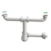 Bonomini 2-Wege-Siphon 1 1/2 weiß 1320CP40B0 Bonomini 2-Wege-Siphon 1 1/2 weiß 1320CP40B0