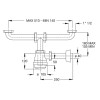 Bonomini 2-Wege-Siphon 1 1/2 weiß 1320CP40B0 Bonomini 2-Wege-Siphon 1 1/2 weiß 1320CP40B0