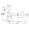 Bonomini Flaschensiphon für Waschbecken 1 1/4 Messing 0570BR25K7 Bonomini Flaschensiphon für Waschbecken 1 1/4 Messing 0570BR25K7