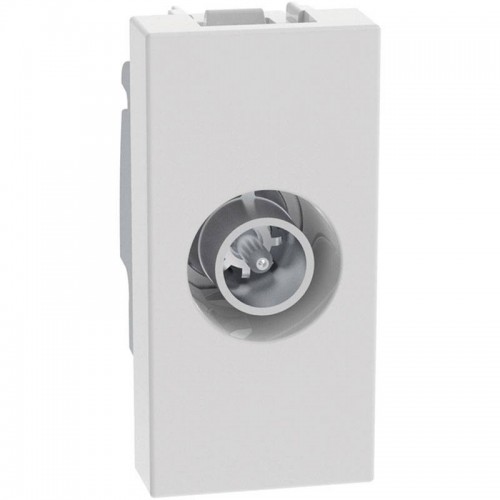 Bticino MatixGO Koaxial-TV-Steckdose 1 Modul weiß JW4202P14 Bticino MatixGO Koaxial-TV-Steckdose 1 Modul weiß JW4202P14