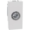 Bticino MatixGO koaxiale TV-Steckdose 1 Modul weiß JW4202D Bticino MatixGO koaxiale TV-Steckdose 1 Modul weiß JW4202D
