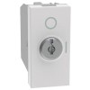 Bticino MatixGO Schlüsselschalter 2P 10AX 1 Modul weiß JW4012 Bticino MatixGO Schlüsselschalter 2P 10AX 1 Modul weiß JW4012