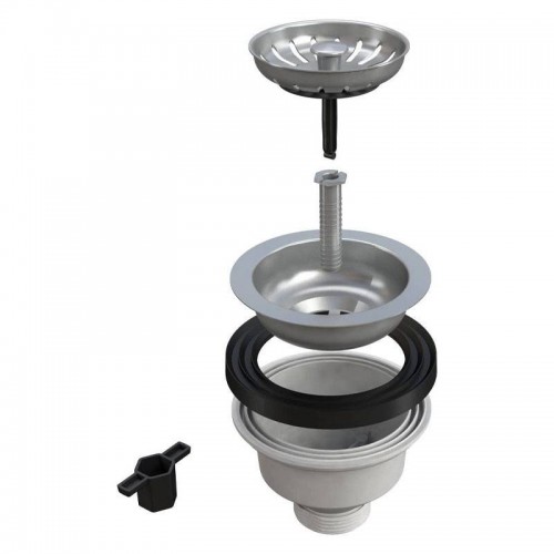 Bonomini Ablaufgarnitur Spüle ohne Überlauf 1 1/2 Messing 1971LX64B0 Bonomini Ablaufgarnitur Spüle ohne Überlauf 1 1/2 Messing 1971LX64B0