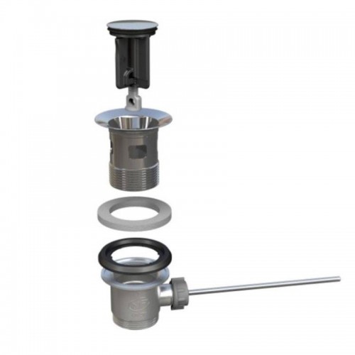 Bonomini Pop-up Ablaufgarnitur für Waschtisch und Bidet 1 1/4 Stahl 0933IX54B7 Bonomini Pop-up Ablaufgarnitur für Waschtisch und Bidet 1 1/4 Stahl 0933IX54B7