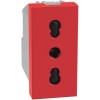 Bticino MatixGO zweipolige Steckdose 16A 2P+E P17/11 rot J4180R Bticino MatixGO zweipolige Steckdose 16A 2P+E P17/11 rot J4180R