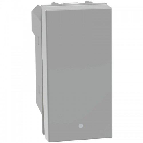 Bticino MatixGO Schalter 1P NO-NC 10A 1 Modul grau JG4034 Bticino MatixGO Schalter 1P NO-NC 10A 1 Modul grau JG4034