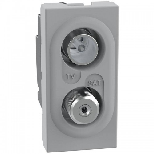 Bticino MatixGO TV-SAT Steckdose 1 Modul grau JG4214D Bticino MatixGO TV-SAT Steckdose 1 Modul grau JG4214D