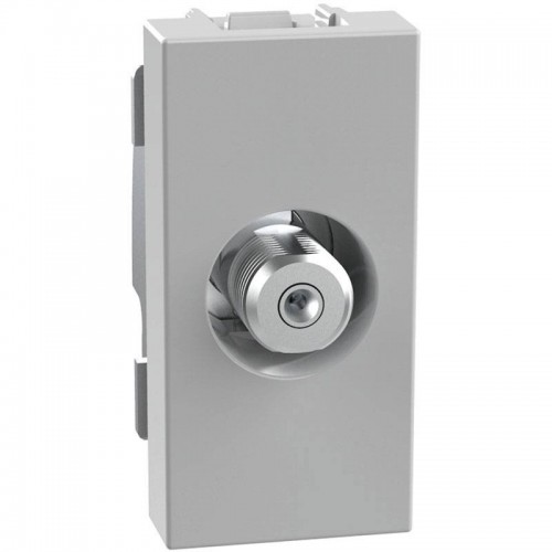 Bticino MatixGO F-Typ Koaxial Sat-Buchse 1 Modul grau JG4202F Bticino MatixGO F-Typ Koaxial Sat-Buchse 1 Modul grau JG4202F