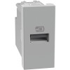 Bticino MatixGO 15W USB-Ladegerät mit 1 Typ-A-Anschluss grau JG4191A Bticino MatixGO 15W USB-Ladegerät mit 1 Typ-A-Anschluss grau JG4191A