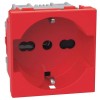 Bticino MATIXGO Schuko-Steckdose P40 2 Module rot J4140A16R Bticino MATIXGO Schuko-Steckdose P40 2 Module rot J4140A16R