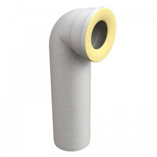 Bonomini 90-Grad-Bogen für WC-Ablauf D 90 mm weiß 8436PP90C0 Bonomini 90-Grad-Bogen für WC-Ablauf D 90 mm weiß 8436PP90C0