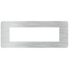 Bticino MatixGO Effects Abdeckrahmen 7 Module Aluminium JA4807EA Bticino MatixGO Effects Abdeckrahmen 7 Module Aluminium JA4807EA