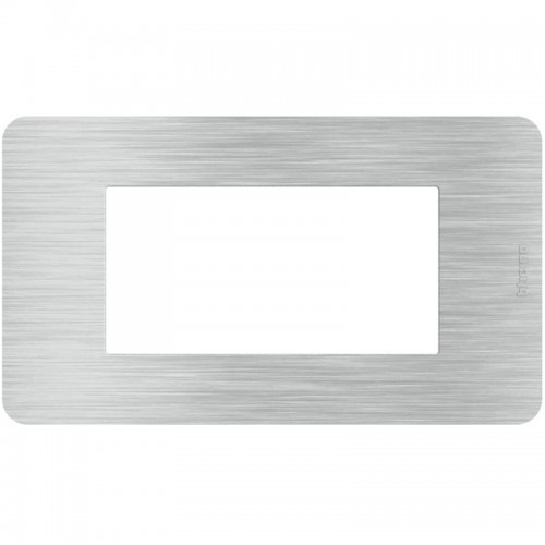 Bticino MatixGO Effects Abdeckrahmen 4 Module Aluminium JA4804EA Bticino MatixGO Effects Abdeckrahmen 4 Module Aluminium JA4804EA