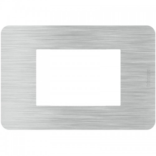 Bticino MatixGO Effects Abdeckrahmen 3 Module Aluminium JA4803EA Bticino MatixGO Effects Abdeckrahmen 3 Module Aluminium JA4803EA