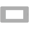 Bticino MatixGO Abdeckrahmen 4 Module grau JA4804JG Bticino MatixGO Abdeckrahmen 4 Module grau JA4804JG