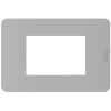Bticino MatixGO Abdeckrahmen 3 Module grau JA4803JG Bticino MatixGO Abdeckrahmen 3 Module grau JA4803JG