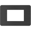 Bticino MatixGO Effects Abdeckrahmen 3 Module Schwarz Nick JA4803EN Bticino MatixGO Effects Abdeckrahmen 3 Module Schwarz Nick JA4803EN