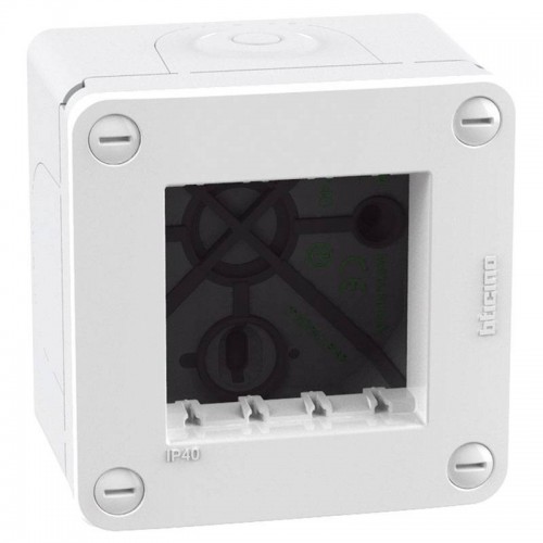 Bticino MatixGO Idrobox 2 Module IP40 weiß 28402W Bticino MatixGO Idrobox 2 Module IP40 weiß 28402W