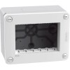 Bticino MatixGO Idrobox 3 Module IP40 weiß 28403W Bticino MatixGO Idrobox 3 Module IP40 weiß 28403W