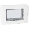 Bticino MatixGO IP55 wasserdichte Abdeckung 3 Module weiß 28603W Bticino MatixGO IP55 wasserdichte Abdeckung 3 Module weiß 28603W