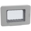 Bticino MatixGO IP55 wasserdichte Abdeckung 3 Module grau 28603G Bticino MatixGO IP55 wasserdichte Abdeckung 3 Module grau 28603G