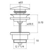 Skip-up Waschtisch-Ablaufgarnitur Cgs 1 1/4 Messing SKN330Z.01 Skip-up Waschtisch-Ablaufgarnitur Cgs 1 1/4 Messing SKN330Z.01