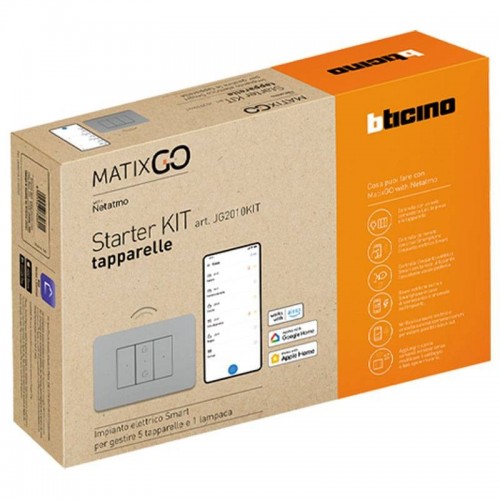 Bticino MatixGO Starter Kit Rollläden grau JG2010KIT Bticino MatixGO Starter Kit Rollläden grau JG2010KIT