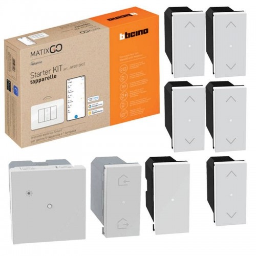 Bticino MatixGO Starter Kit Rollläden weiß JW2010KIT Bticino MatixGO Starter Kit Rollläden weiß JW2010KIT