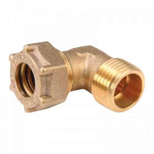 IBP Winkelverschraubung 90 Grad I/A 12 mm x 3/8 Messing IG403 01203000