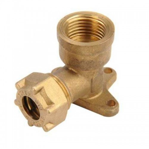 IBP Winkelverschraubung 90 Grad I/I D 12 mm x 1/2 mit Flansch IG403L01204000