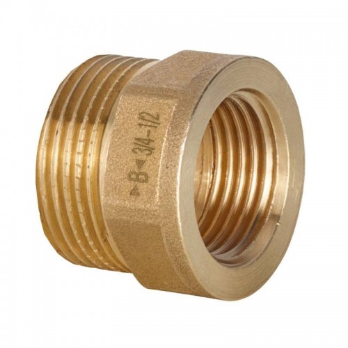 Reduziernippel für IBP Rohre A/I 1/2 x 1/4 Messing 8241 M04002000 Reduziernippel für IBP Rohre A/I 1/2 x 1/4 Messing 8241 M04002000