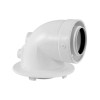 Baxi 90-Grad-Winkelstück koaxial für Brennwertkessel niedrig 60/100 KA00049 Baxi 90-Grad-Winkelstück koaxial für Brennwertkessel niedrig 60/100 KA00049