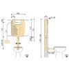 Pucci Eco Sfioro Unterputz-Spülkasten 9-4 / 6-3 Liter 1415490201