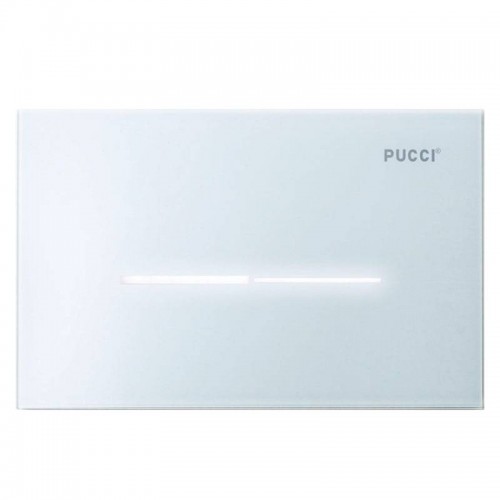 Pucci Eco Sfioro Betätigungsplatte für Spülkästen Weißglas 80140001 Pucci Eco Sfioro Betätigungsplatte für Spülkästen Weißglas 80140001