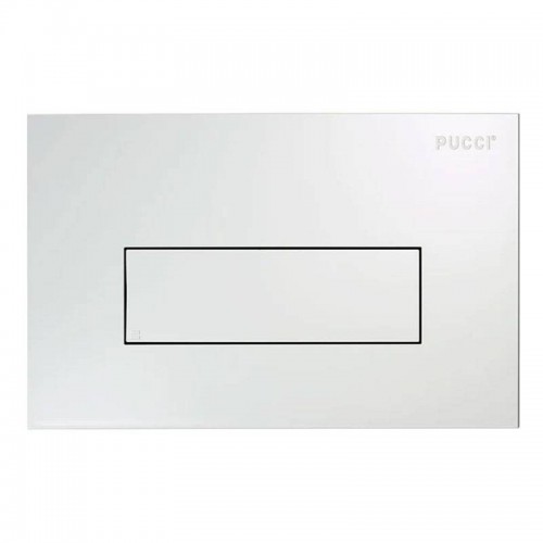 Pucci Sara Linea Betätigungsplatte für Spülkästen weiß 80130660 Pucci Sara Linea Betätigungsplatte für Spülkästen weiß 80130660