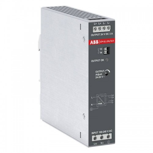 Abb Netzteil Eingang CP-E24 1F/24VDC 3A72W 1SVR320361R1000 Abb Netzteil Eingang CP-E24 1F/24VDC 3A72W 1SVR320361R1000