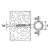 Fischer SX PLUS 6X30 Dübel mit M6 Doppelschraube 00567630 Fischer SX PLUS 6X30 Dübel mit M6 Doppelschraube 00567630