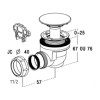 Redi Standard Abfluss 40 mm in abs verchromt NIPD584 Redi Standard Abfluss 40 mm in abs verchromt NIPD584