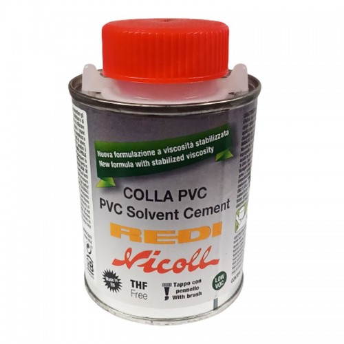 Redi PVC Kleber für Rohre mit Pinsel 250 ml COLLA25 Redi PVC Kleber für Rohre mit Pinsel 250 ml COLLA25