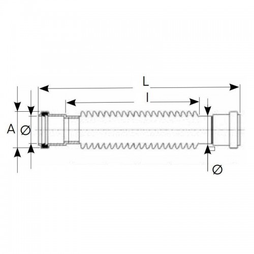 Redi Universal PVC-Schlauch Durchmesser 32 mm COU3252 Redi Universal PVC-Schlauch Durchmesser 32 mm COU3252