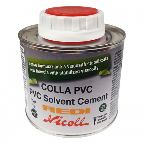 Redi PVC Kleber für Rohre mit Pinsel 500 ml COLLA50 Redi PVC Kleber für Rohre mit Pinsel 500 ml COLLA50