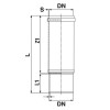 Redi PVC Erweiterungsrohre schwarz mit dreifacher Tiefe 100 mm Durchmesser 02910P8 Redi PVC Erweiterungsrohre schwarz mit dreifacher Tiefe 100 mm Durchmesser 02910P8