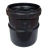 Redi konzentrisches Übergangsrohr 90/100 mm Durchmesser schwarz 05310P8 Redi konzentrisches Übergangsrohr 90/100 mm Durchmesser schwarz 05310P8
